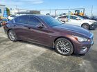 2020 Infiniti Q50 3.0t Luxe Burgundy vin: JN1EV7AP3LM201936