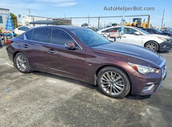 JN1EV7AP3LM201936 2020 INFINITI Q50 Burgundy Przód prawy