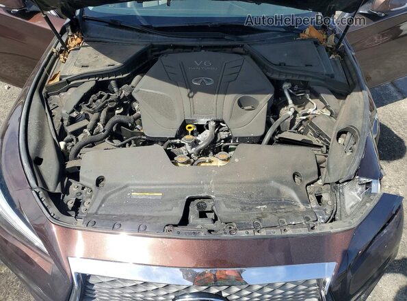 JN1EV7AP3LM201936 2020 INFINITI Q50 Burgundy Widok wnętrza z tyłu