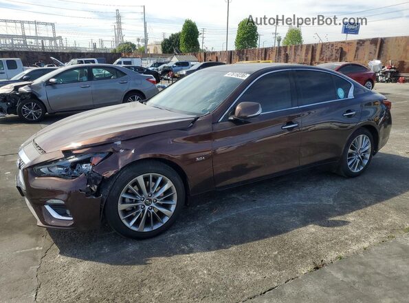 JN1EV7AP3LM201936 2020 INFINITI Q50 Burgundy Przód lewy