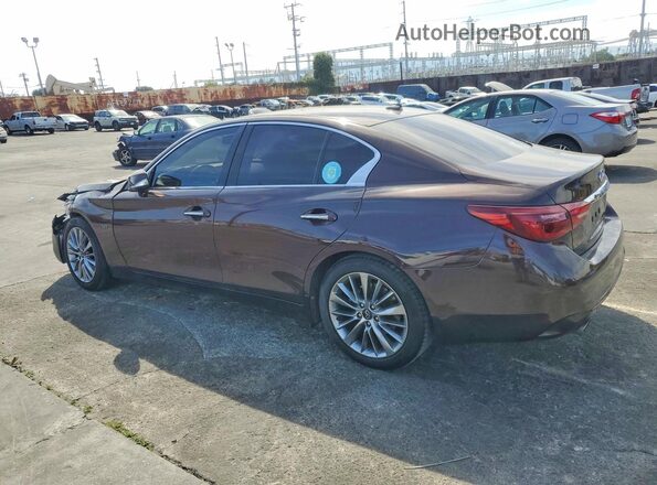 JN1EV7AP3LM201936 2020 INFINITI Q50 Burgundy Tył lewy