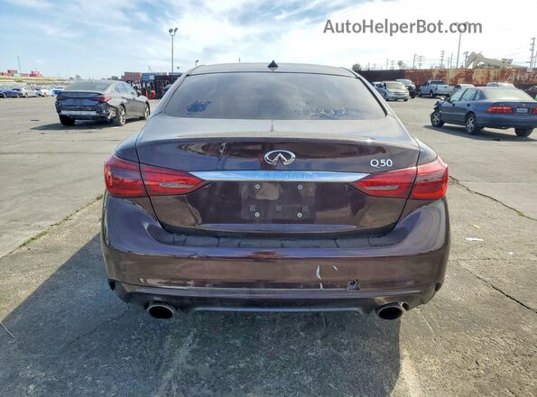 JN1EV7AP3LM201936 2020 INFINITI Q50 Burgundy Widok z tyłu