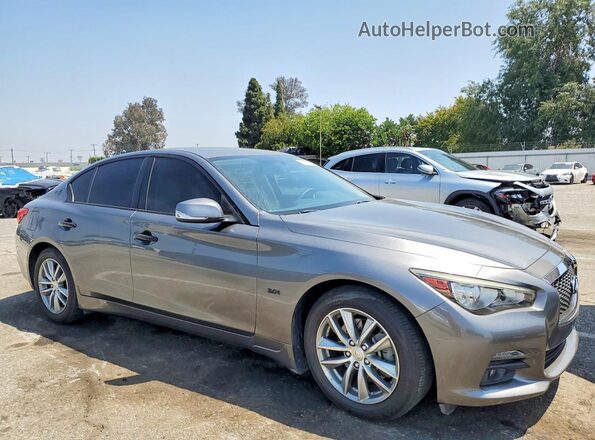 JN1EV7AP4HM743571 2017 INFINITI Q50 Серый Передняя правая четверть