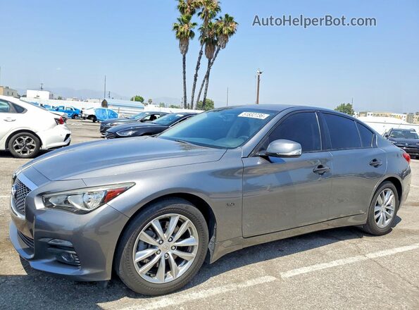 JN1EV7AP4HM743571 2017 INFINITI Q50 Серый Передняя левая четверть