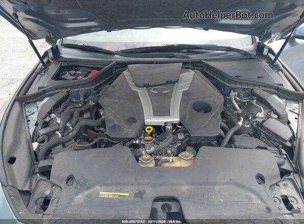 JN1EV7AP4JM351938 2018 INFINITI Q50 Light Blue Вид сзади