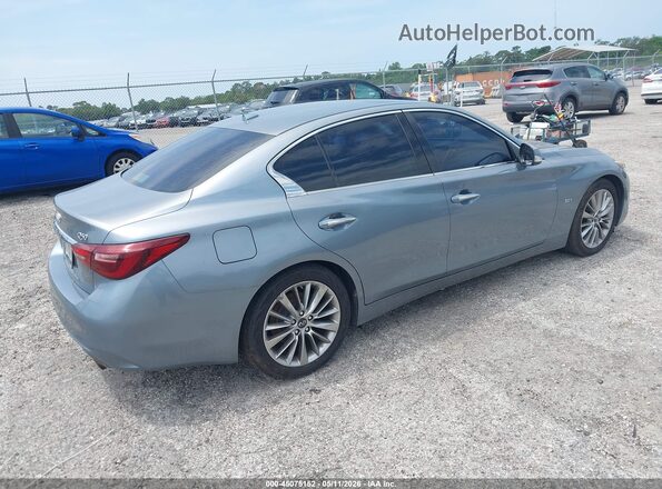 JN1EV7AP4JM351938 2018 INFINITI Q50 Light Blue Задняя правая четверть