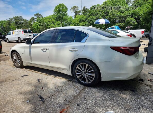 JN1EV7AP4JM352703 2018 INFINITI Q50 White Задня ліва чверть