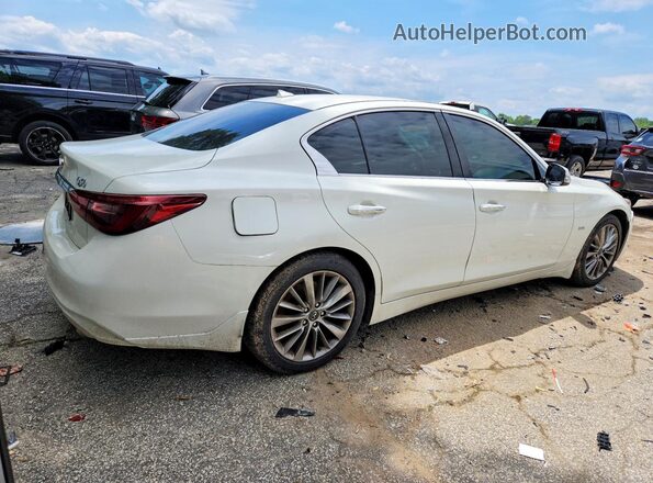 JN1EV7AP4JM352703 2018 INFINITI Q50 White Задня права чверть