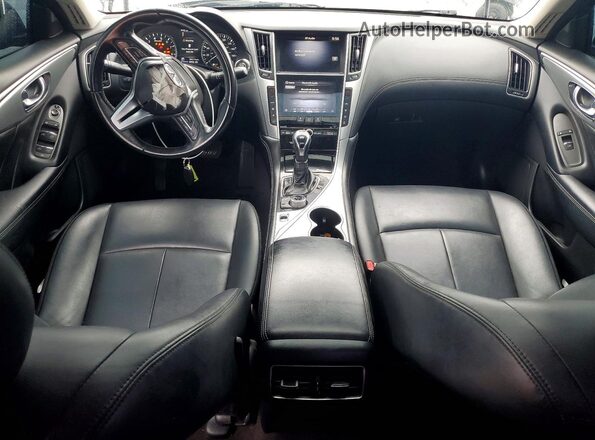 JN1EV7AP4LM202786 2020 INFINITI Q50 Black Առջևի վահանակի տեսք