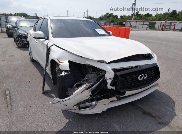 JN1EV7AP4LM206692 2020 INFINITI Q50 White წინა მარჯვენა