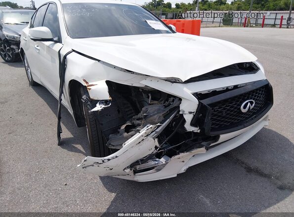 JN1EV7AP4LM206692 2020 INFINITI Q50 White წინა ხედი