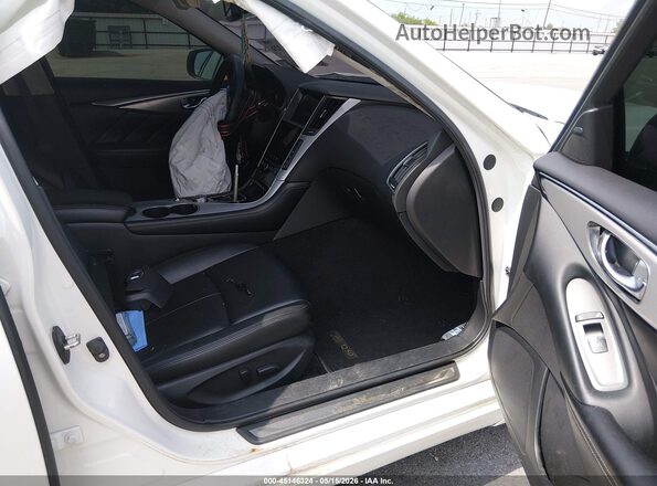 JN1EV7AP4LM206692 2020 INFINITI Q50 White წინა სალონის ხედი