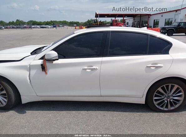 JN1EV7AP4LM206692 2020 INFINITI Q50 White უკანა სალონის ხედი