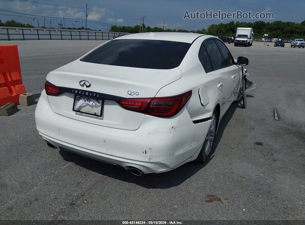 JN1EV7AP4LM206692 2020 INFINITI Q50 White უკანა მარჯვენა