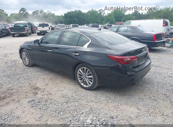 JN1EV7AP5JM350507 2018 INFINITI Q50 Black Tył lewy
