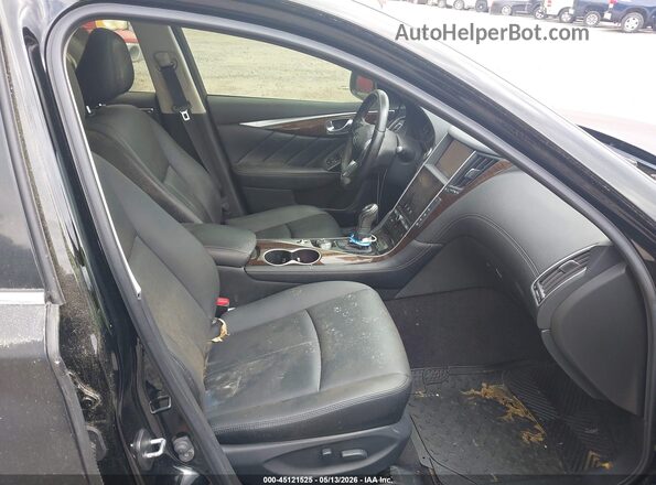 JN1EV7AP5JM350507 2018 INFINITI Q50 Black Widok wnętrza z przodu