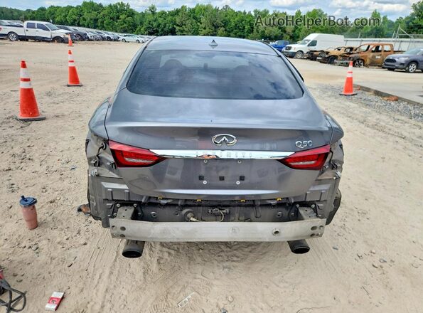 JN1EV7AP5JM351639 2018 INFINITI Q50 Gray Widok z tyłu