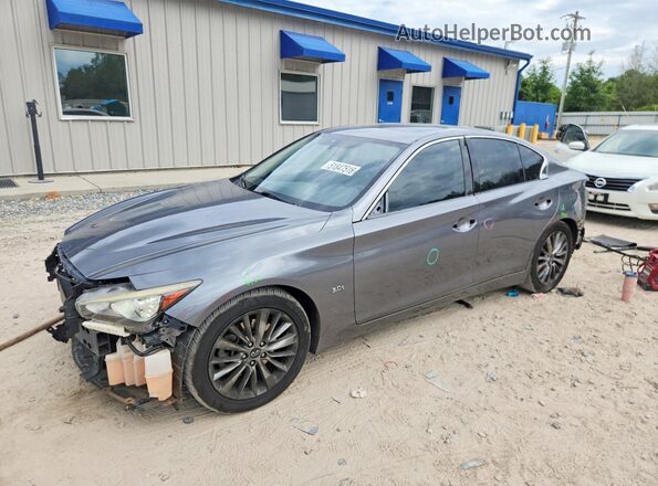 JN1EV7AP5JM351639 2018 INFINITI Q50 Gray Przód lewy