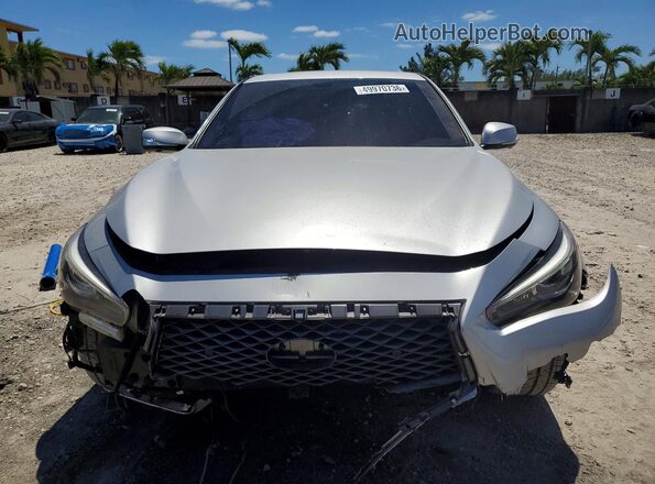 JN1EV7AP5LM203932 2020 INFINITI Q50 Silver Widok z przodu