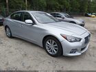 2017 Infiniti Q50 3.0t Premium Silver vin: JN1EV7AP6HM736945