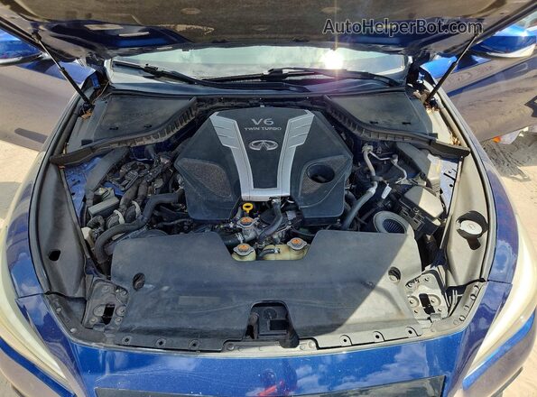JN1EV7AP6JM355280 2018 INFINITI Q50 Blue Widok wnętrza z tyłu