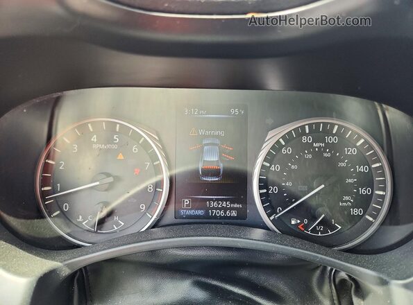 JN1EV7AP6JM355280 2018 INFINITI Q50 Blue Widok zestawu wskaźników