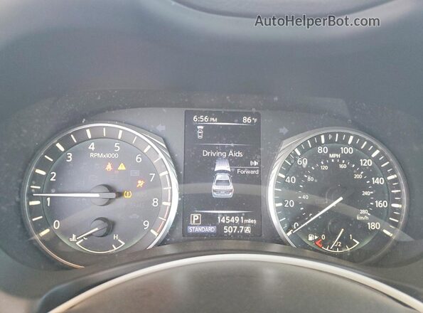 JN1EV7AP6LM202899 2020 INFINITI Q50 Silver Вид щитка приладів