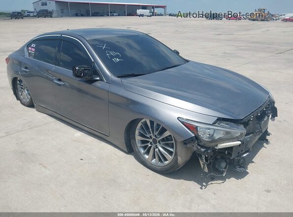 JN1EV7AP6LM203082 2020 INFINITI Q50 Серый Передняя правая четверть