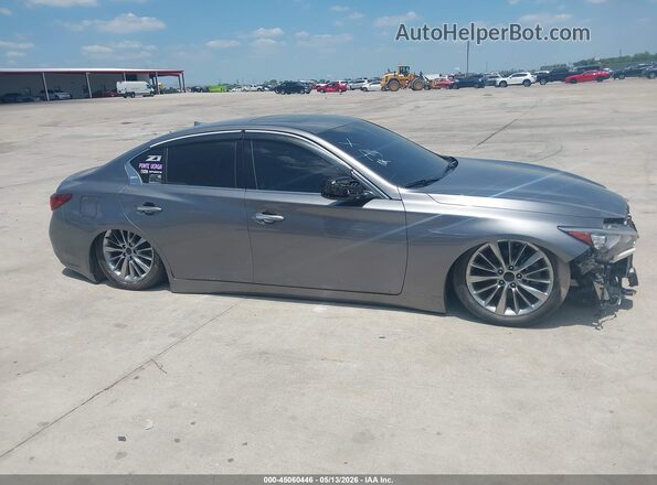 JN1EV7AP6LM203082 2020 INFINITI Q50 Серый Вид задней части салона