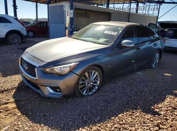 JN1EV7AP7KM513353 2019 INFINITI Q50 Серый Передняя левая четверть