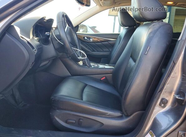 JN1EV7AP7KM513353 2019 INFINITI Q50 Серый Вид салона спереди