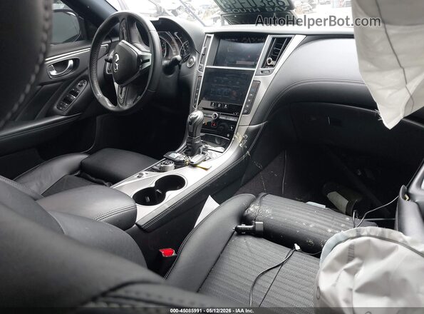JN1EV7AP7LM206587 2020 INFINITI Q50 Серебряный Вид салона спереди