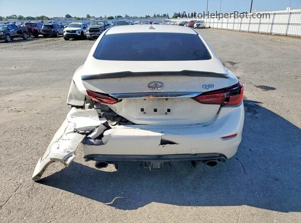 JN1EV7AP8HM732492 2017 INFINITI Q50 White Widok z tyłu
