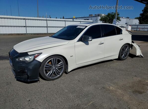JN1EV7AP8HM732492 2017 INFINITI Q50 White Przód lewy