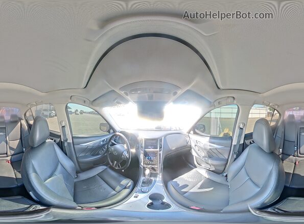 JN1EV7AP8HM732492 2017 INFINITI Q50 White Widok naklejki z numerem VIN