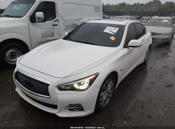 JN1EV7AP8HM738468 2017 INFINITI Q50 Белый Вид спереди