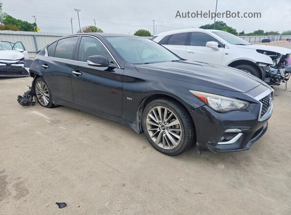 JN1EV7AP8JM353367 2018 INFINITI Q50 Black Delantero derecho