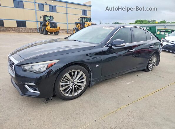 JN1EV7AP8JM353367 2018 INFINITI Q50 Black Vista tres cuartos delantera izquierda