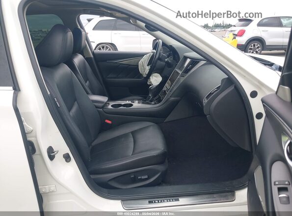 JN1EV7AP9HM740276 2017 INFINITI Q50 Белый Вид салона спереди