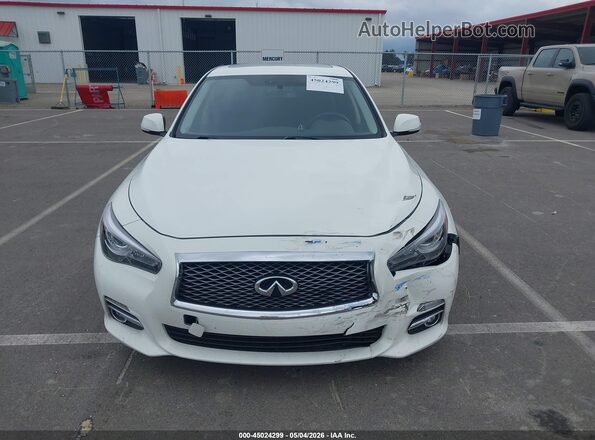 JN1EV7AP9HM740276 2017 INFINITI Q50 Белый Вид щитка приборов