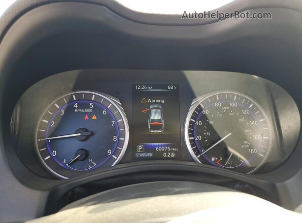 JN1EV7AP9HM741251 2017 INFINITI Q50 Silver Widok zestawu wskaźników