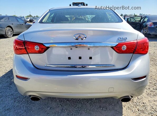 JN1EV7AP9HM741251 2017 INFINITI Q50 Silver Widok z tyłu