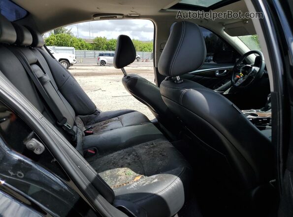 JN1EV7AP9JM353135 2018 INFINITI Q50 Черный Вид задних сидений