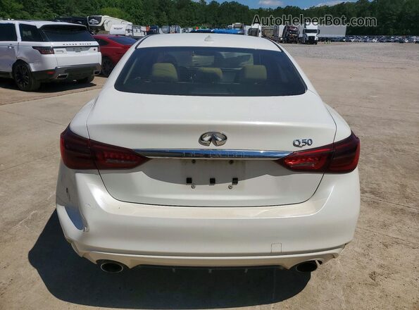 JN1EV7AP9KM510213 2019 INFINITI Q50 Белый Вид сзади