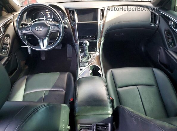 JN1EV7AP9KM512558 2019 INFINITI Q50 Black Առջևի վահանակի տեսք
