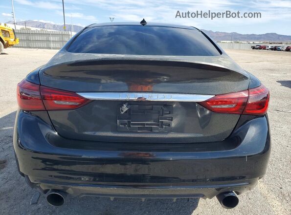 JN1EV7AP9KM512558 2019 INFINITI Q50 Black Հետևի տեսք