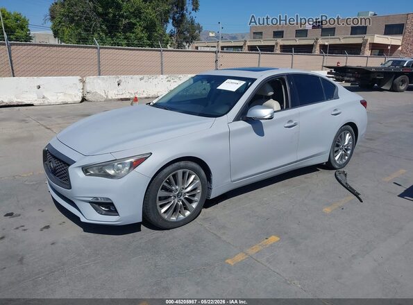 JN1EV7AP9KM514505 2019 INFINITI Q50 Серый Передняя левая четверть
