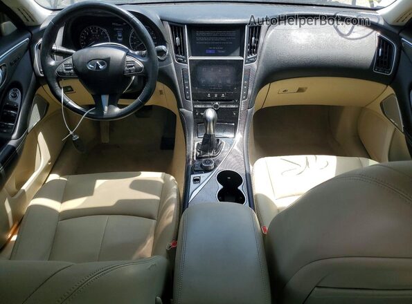 JN1EV7APXHM732722 2017 INFINITI Q50 Black Vista del salpicadero