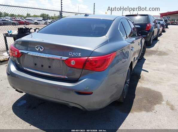 JN1EV7APXHM738326 2017 INFINITI Q50 Gray Tył prawy