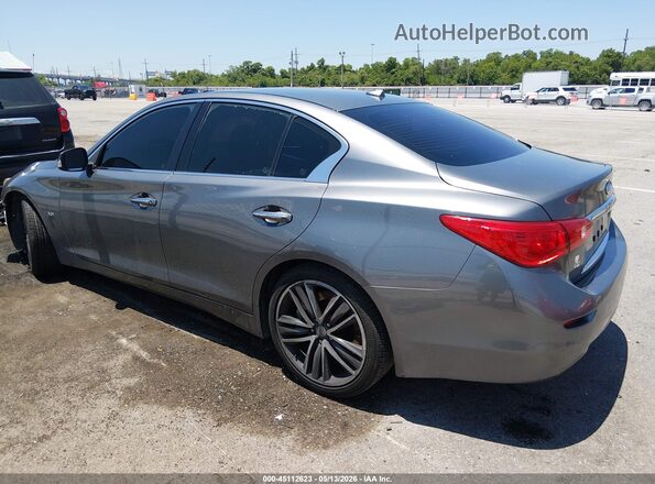 JN1EV7APXHM738326 2017 INFINITI Q50 Gray Widok wnętrza 360 stopni